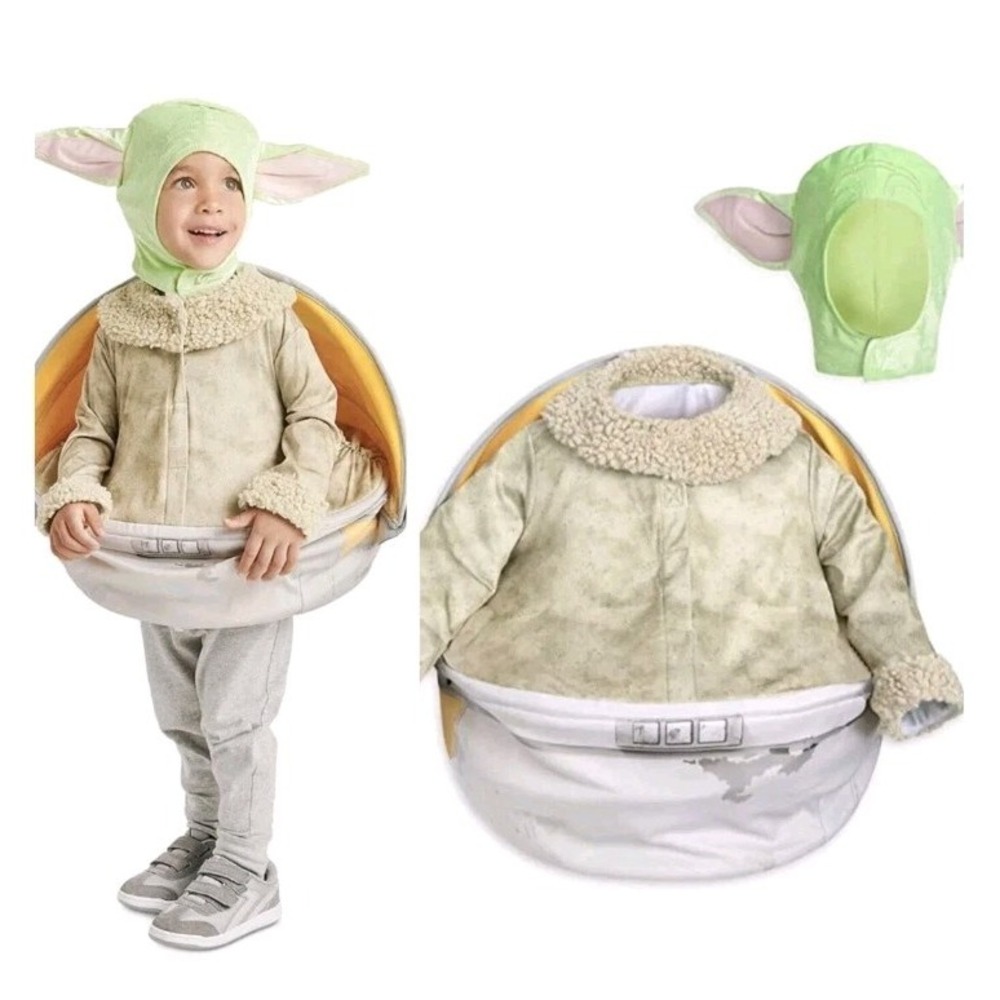 Disney Store Grogu Hover Pod Costume Toddler 3T Star Wars The Mandalorian